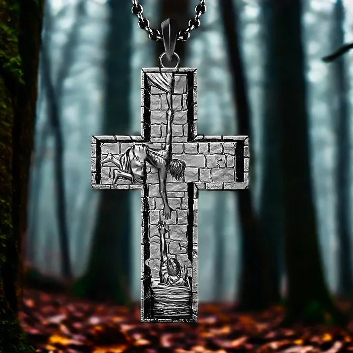 S925K Silver Savior Necklace