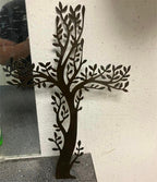 🏆 🌳 Life Tree Cross Metal Decoration