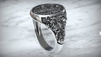 S925K Silver Our Lady of Guadalupe Ring