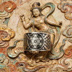 Archangel Metatron Life Angel Seal Adjustable Ring Solomon Kabbalah Amulet