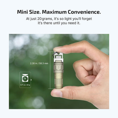 iUltra Keychain Flashlight in Olive Green – The Ultimate Keychain Flashlight🔥