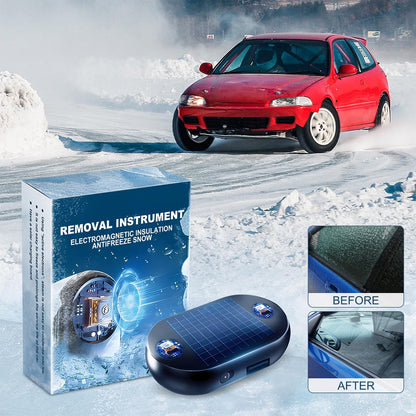 🏆Electromagnetic Anti-Freezing Device ~ Enjoy a clear windshield every winter morning.