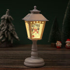 🏆🎄Christmas Snow Night Light with Music Luminous Decoration Lamp