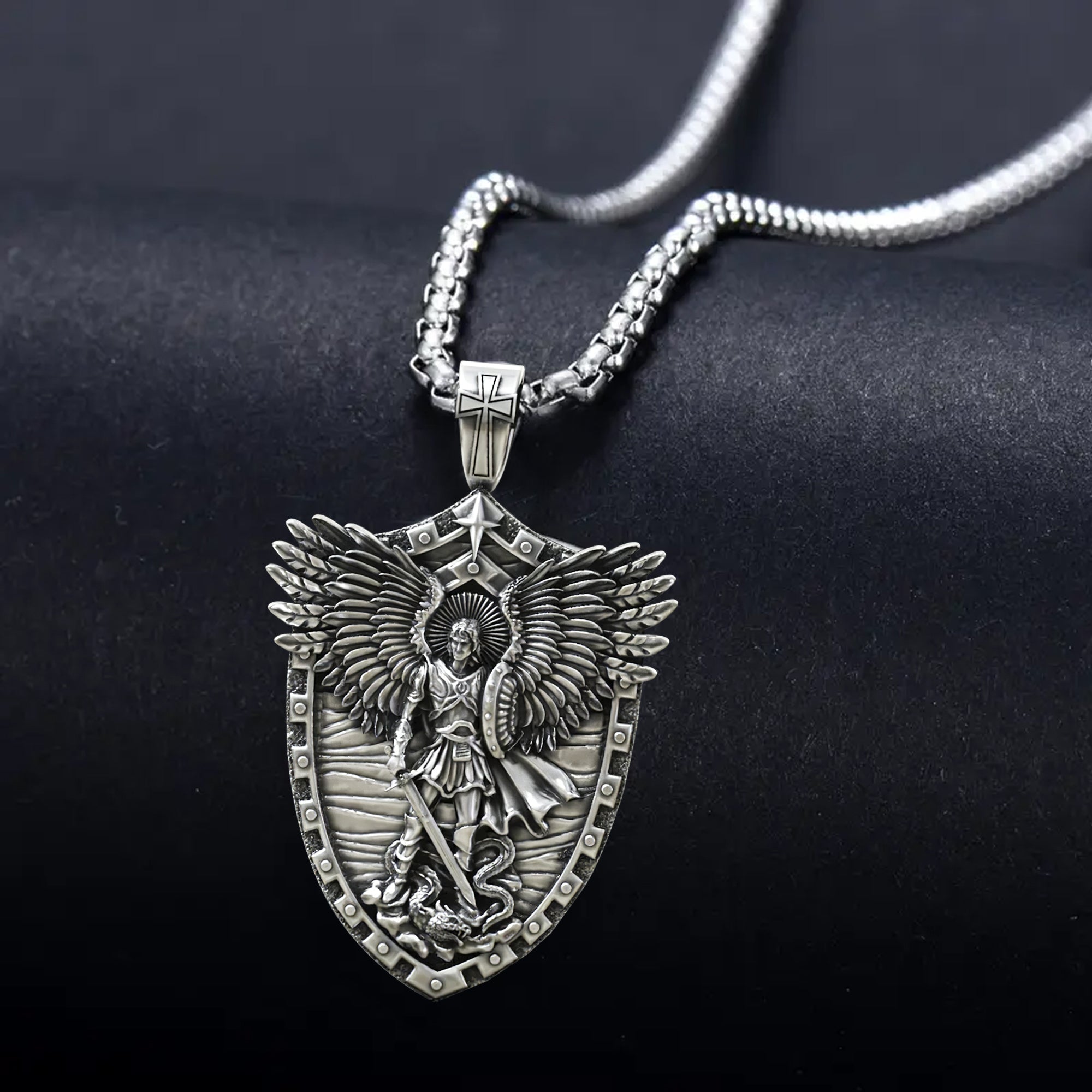 Archangel Michael Necklace - Gives us the strength and courage to move forward!