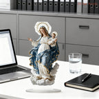 🌟 Our Lady of Grace Acrylic Desktop Statue: A Christian Symbol of Mary’s Love & Christ’s Presence