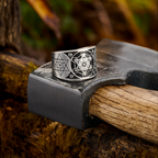 Archangel Metatron Life Angel Seal Adjustable Ring Solomon Kabbalah Amulet