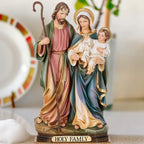Holy Family Nativity Resin Sculpture Tabletop Display