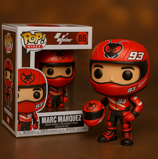 Marc Márquez 93 Racing Collectible Figure – MotoGP Legendary Rider Pop Style