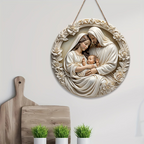 Holy Family & Nativity Holly Wood Hangings — A Piece of Heaven at Home