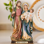 Holy Family Nativity Resin Sculpture Tabletop Display