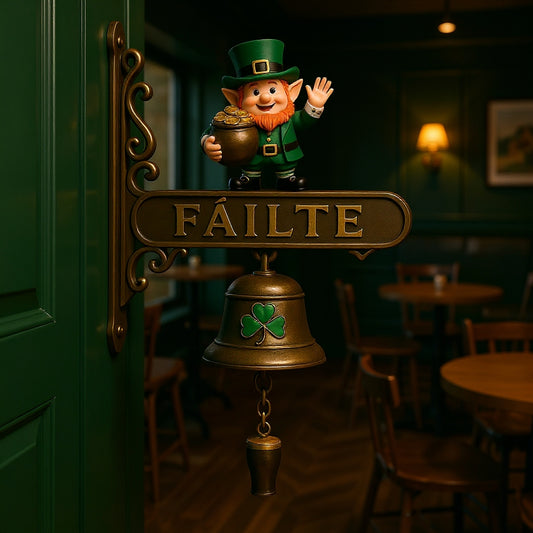 ☘St. Patrick’s Day Leprechaun Fàilte Door Bell