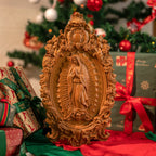 A Handcrafted Sanctuary: Our Lady of Guadalupe Wood Carving