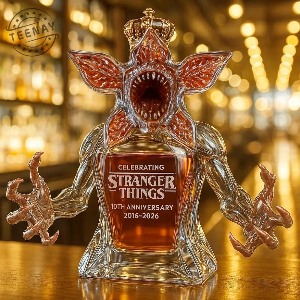 Epic Demogorgon Whiskey Bottle – Stranger Things Collectible Display🏆
