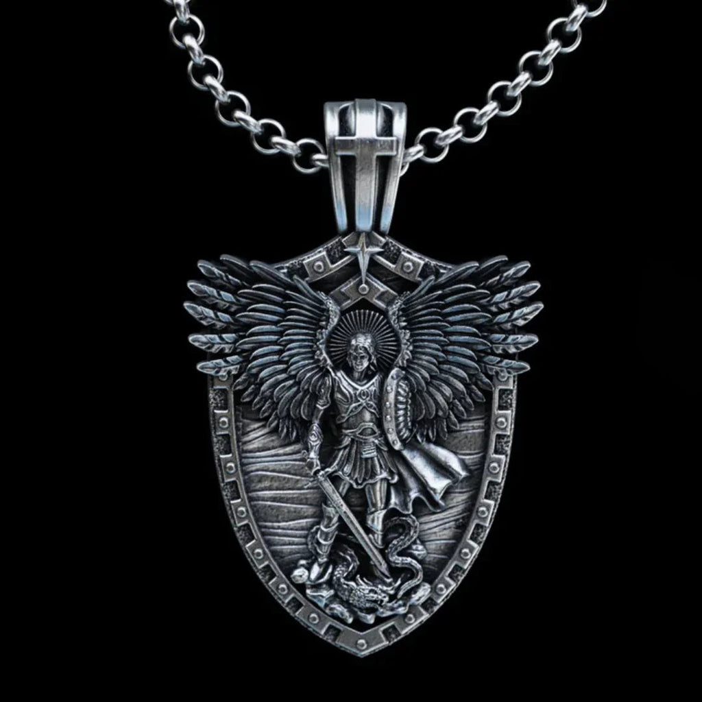 Archangel Michael Steel Titanium Ring——Giving us the strength and courage to move forward