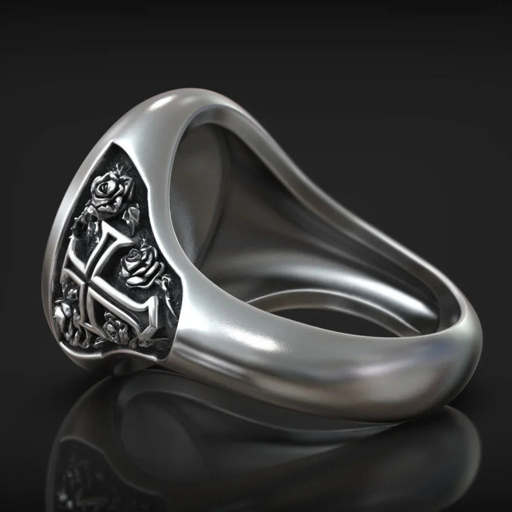 S925K Silver Paladin Ring