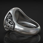 S925K Silver Paladin Ring