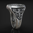 S925K Silver Paladin Ring