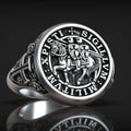 S925K Silver Paladin Ring