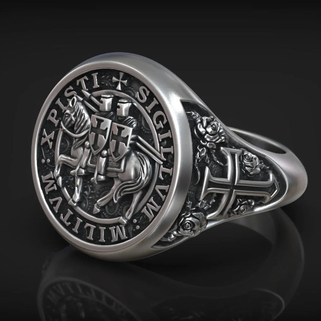S925K Silver Paladin Ring