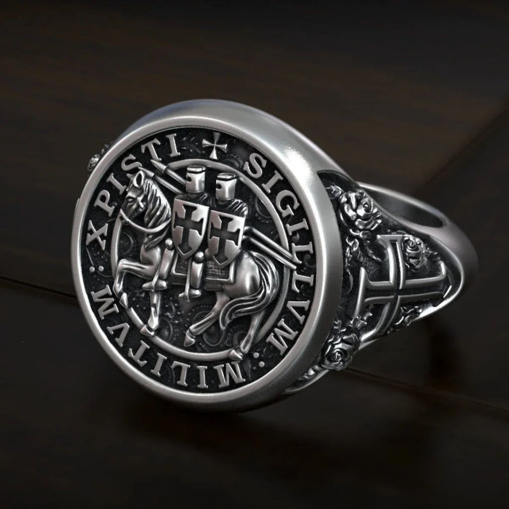 S925K Silver Paladin Ring