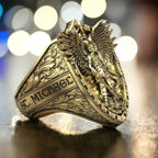 Archangel Michael Steel Titanium Ring——Giving us the strength and courage to move forward