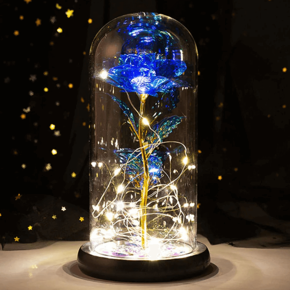 The Enchanted Galaxy Rose - Blue