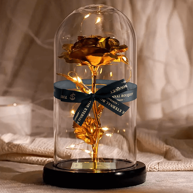 The Enchanted Galaxy Rose - Gold