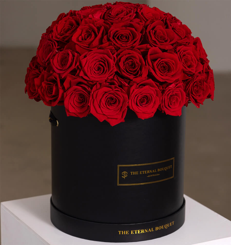 Grand Everlasting Rose Box (Sydney Metro Only)