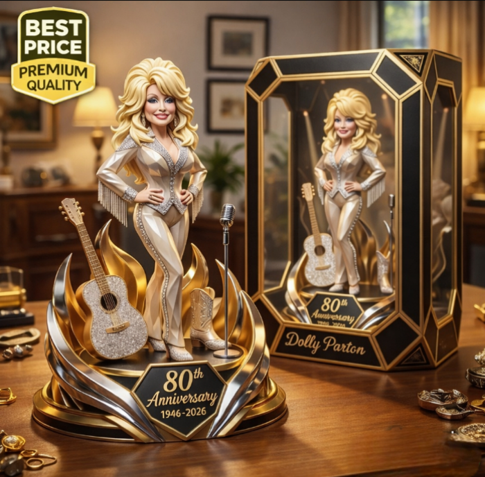 NEW Dolly Patron 80 Years Anniversary Figure Doll 🏆