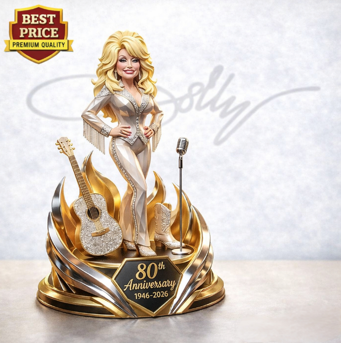 NEW Dolly Patron 80 Years Anniversary Figure Doll 🏆