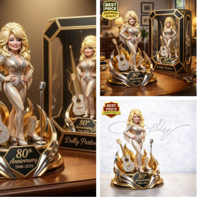 NEW Dolly Patron 80 Years Anniversary Figure Doll 🏆
