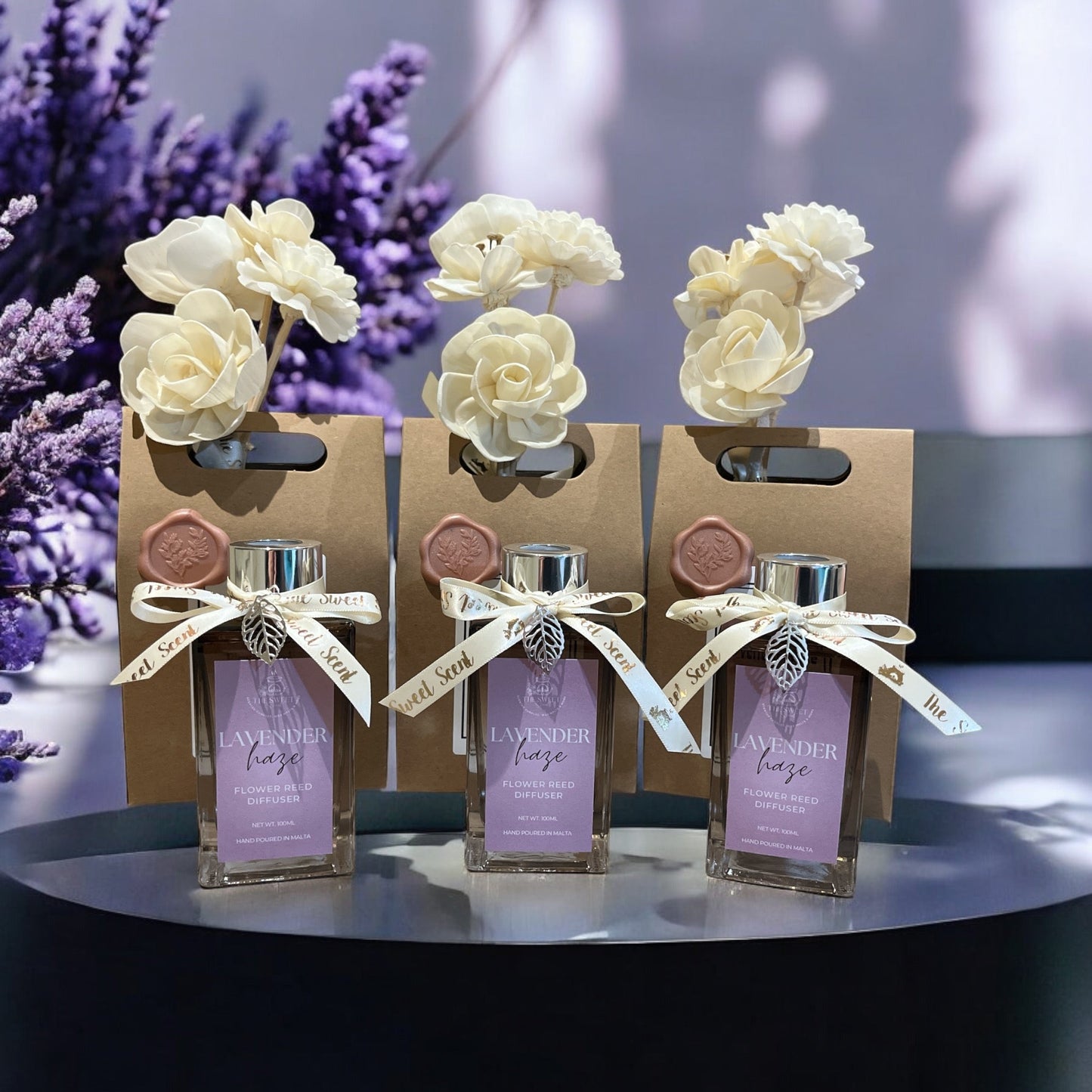 Lavender Haze Flower Reed Diffuser