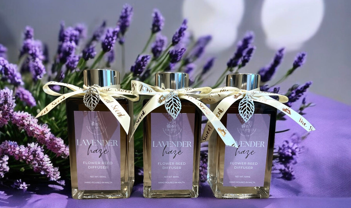 Lavender Haze Flower Reed Diffuser