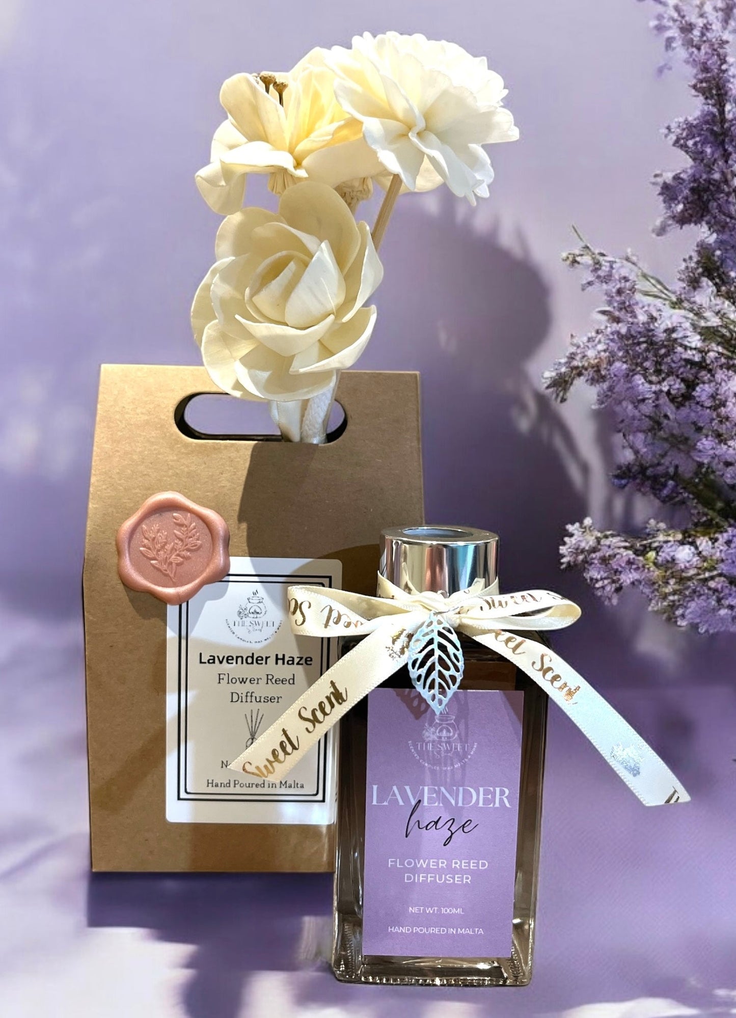 Lavender Haze Flower Reed Diffuser