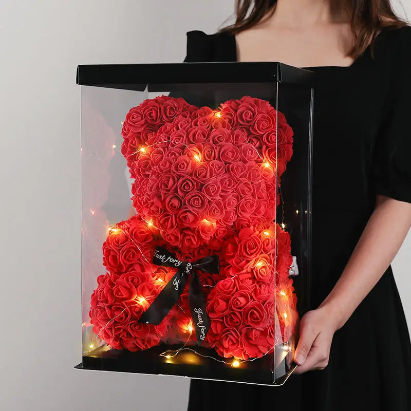 VALENTINES | The Original Rose Bear™ | 2026 LED EDITION🏆