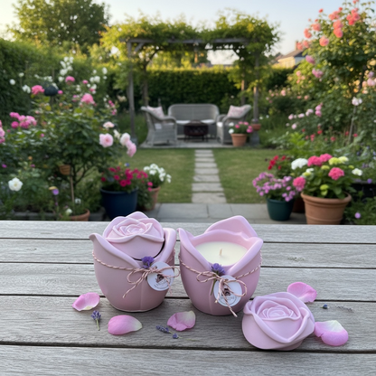 Rose Bloom Scented Candle💋