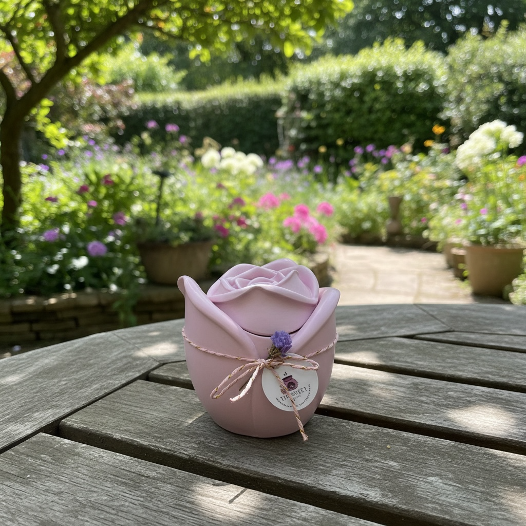 Rose Bloom Scented Candle💋