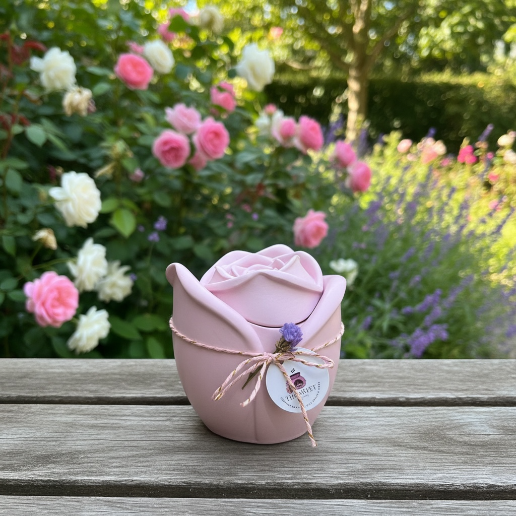 Rose Bloom Scented Candle💋