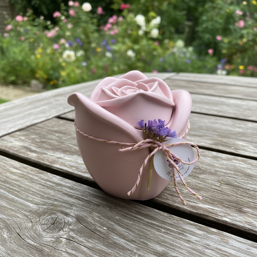 Rose Bloom Scented Candle💋