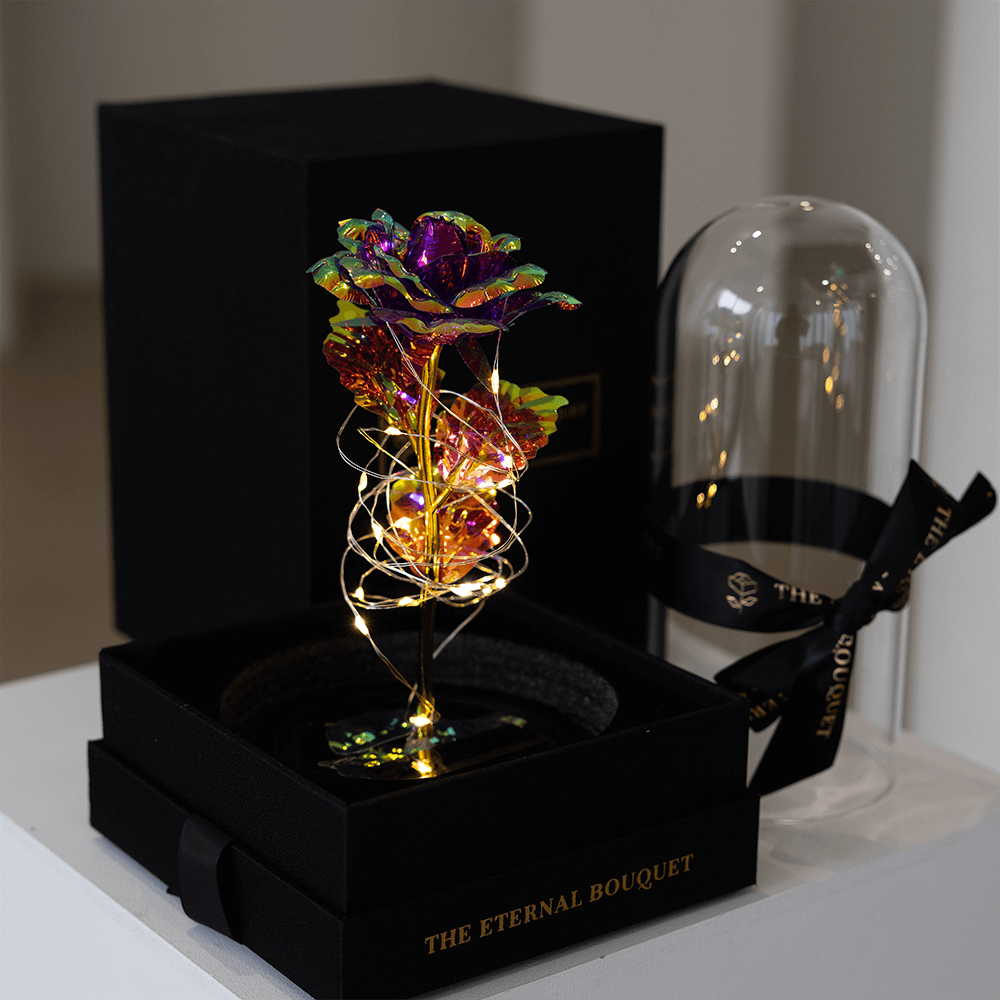 The Enchanted Galaxy Rose - Purple