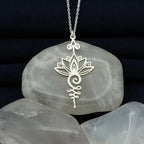 Unalome Lotus Necklace