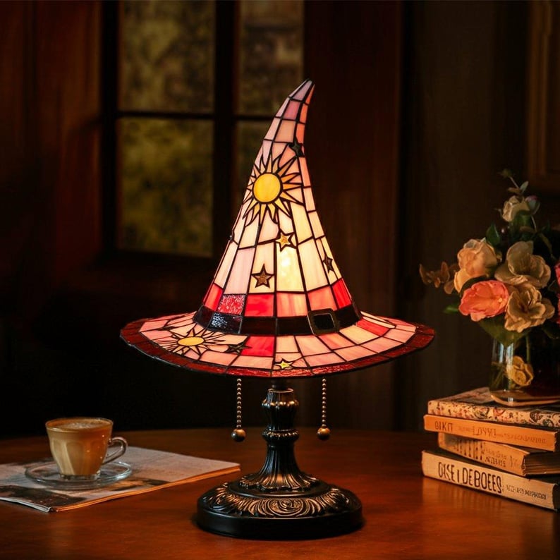 👒Last 4 hours Sale: Save 50% -Witch Hat Lamps🏆