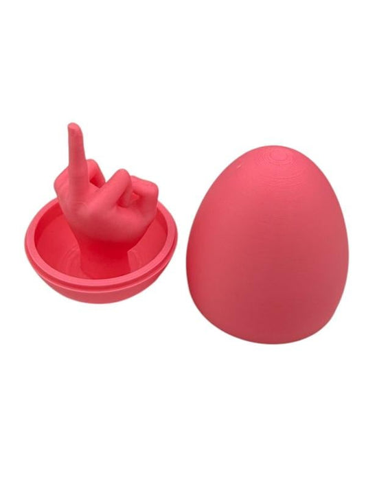🔥Easter Egg Surprise – Funny 3D Printed Middle Finger Egg💋