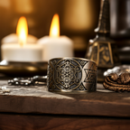 Archangel Metatron Life Angel Seal Adjustable Ring Solomon Kabbalah Amulet