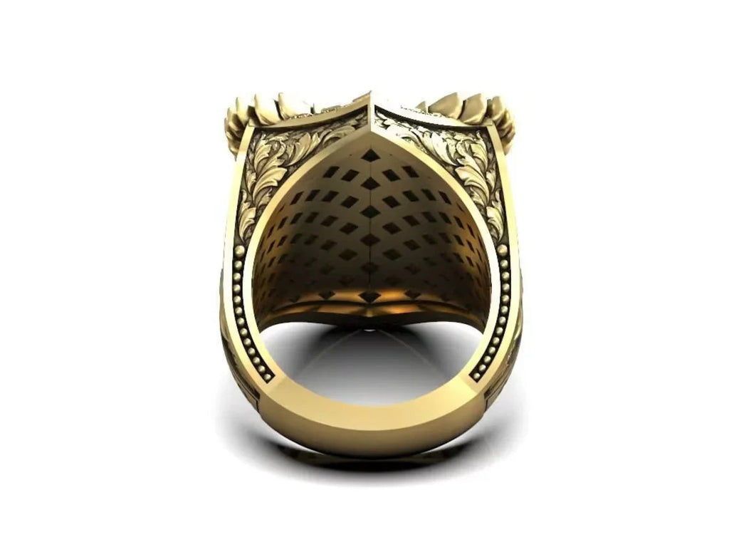 Archangel Michael Steel Titanium Ring——Giving us the strength and courage to move forward