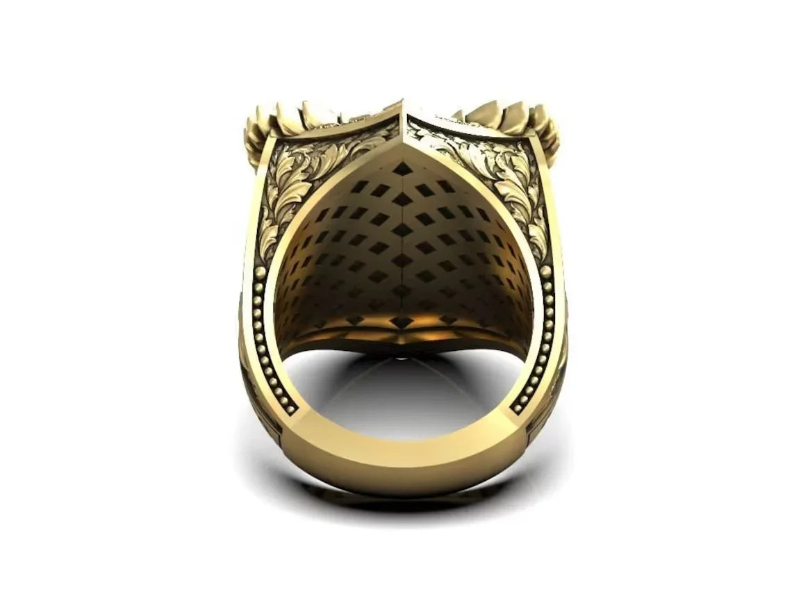 Archangel Michael Steel Titanium Ring——Giving us the strength and courage to move forward