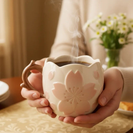 🌻Elegant Flower Mug☕🏆