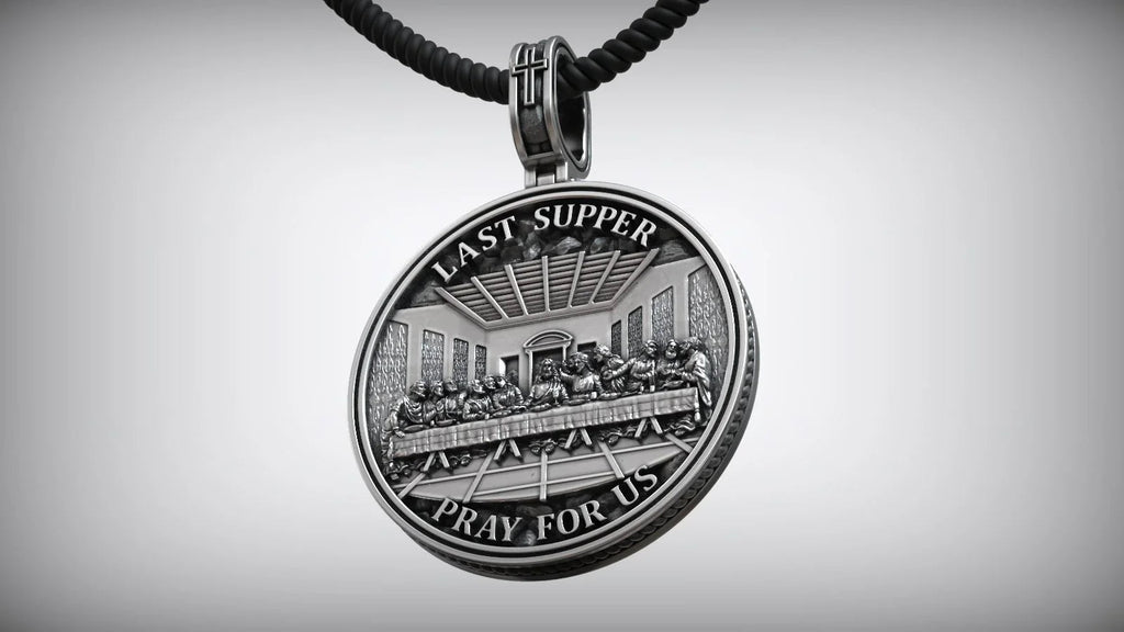 The Last Supper S925K Silver Necklace
