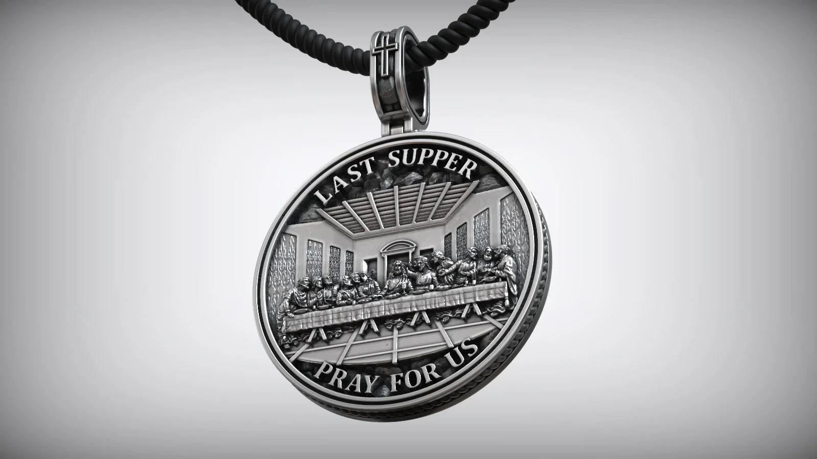 The Last Supper S925K Silver Necklace
