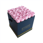 Classic Square Rose Box - Pink
